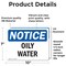 Signmission Oily Water, 10 in W x Rectangle, Vinyl Decal OS-2PACK-NS-D-710-L-16973 - alternate 2